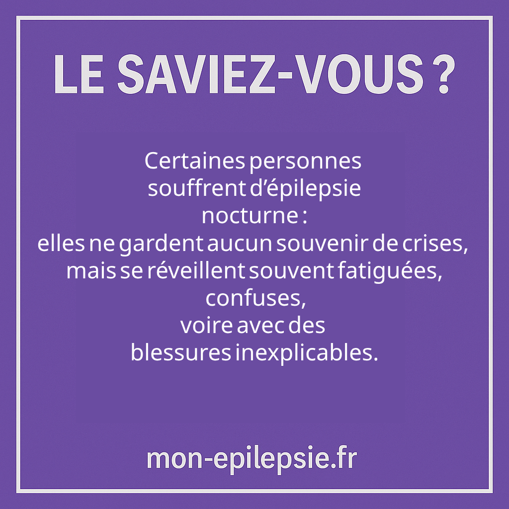 Certaines personnes souffrent d’épilepsie nocturne : elles ne gardent aucun souvenir de leurs crises, mais se réveillent souvent fatiguées, confuses, voire avec des blessures inexplicables.