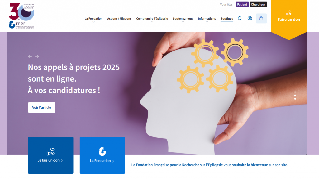 Soutient la recherche médicale et scientifique sur l’épilepsie.