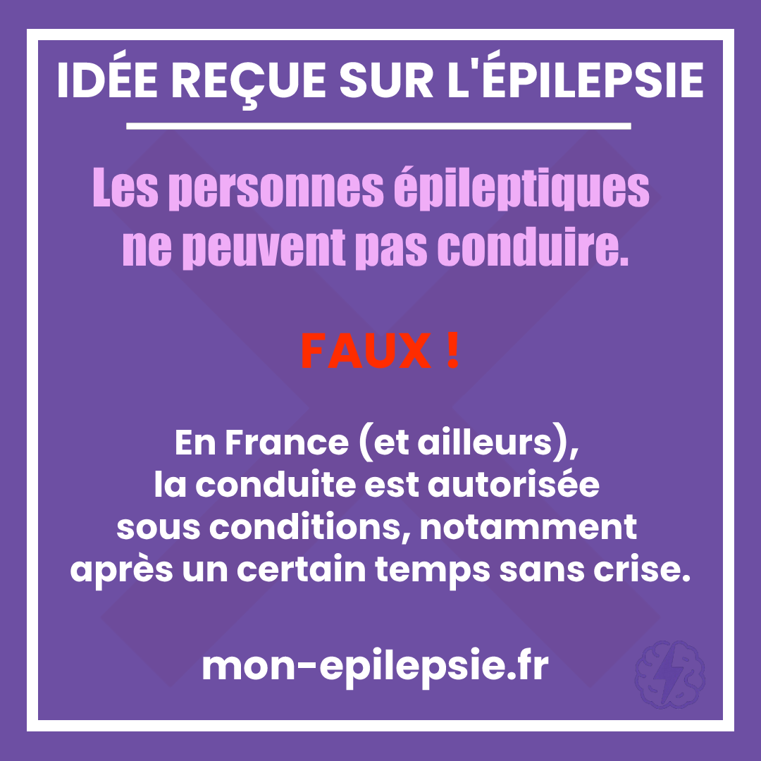 Les personnes épileptiques ne peuvent pas conduire