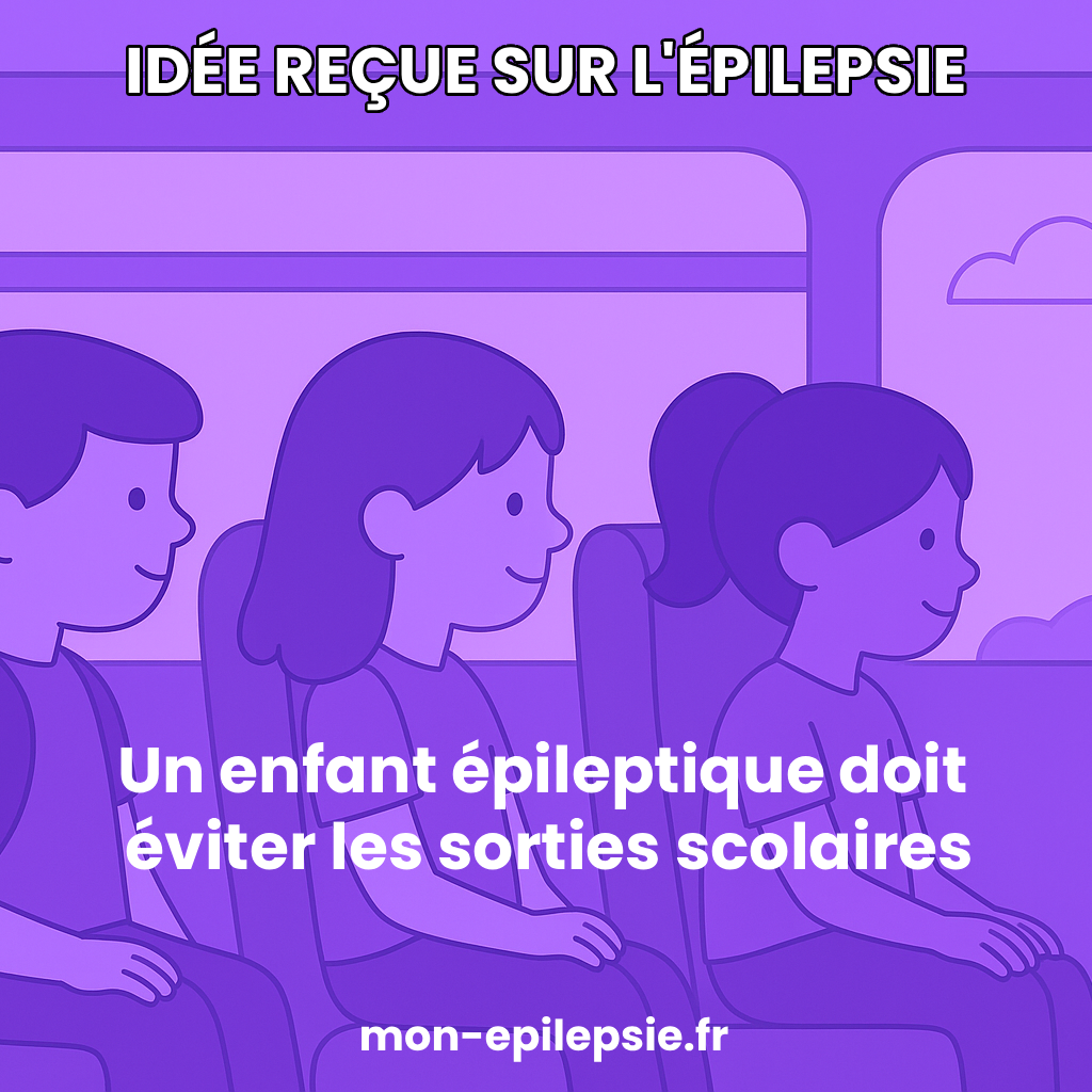 Un enfant épileptique doit éviter les sorties scolaires : une idée reçue à combattre